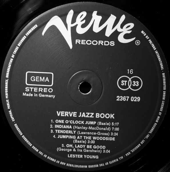 USED - Various - Verve Jazz Book