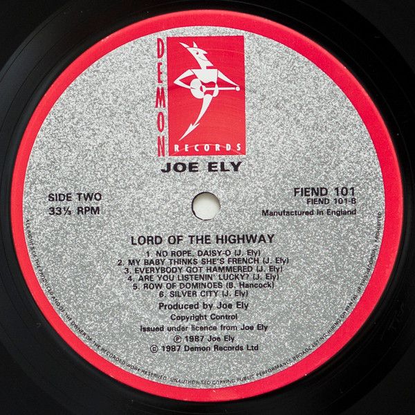 USED - Joe Ely - Lord Of The Highway