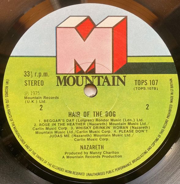 USED - Nazareth (2) - Hair Of The Dog