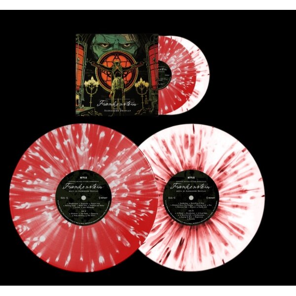Alexandre Desplat - Frankenstein (Red & White Splatter Vinyl LP)