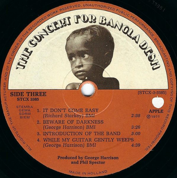 USED - Various - The Concert For Bangla Desh