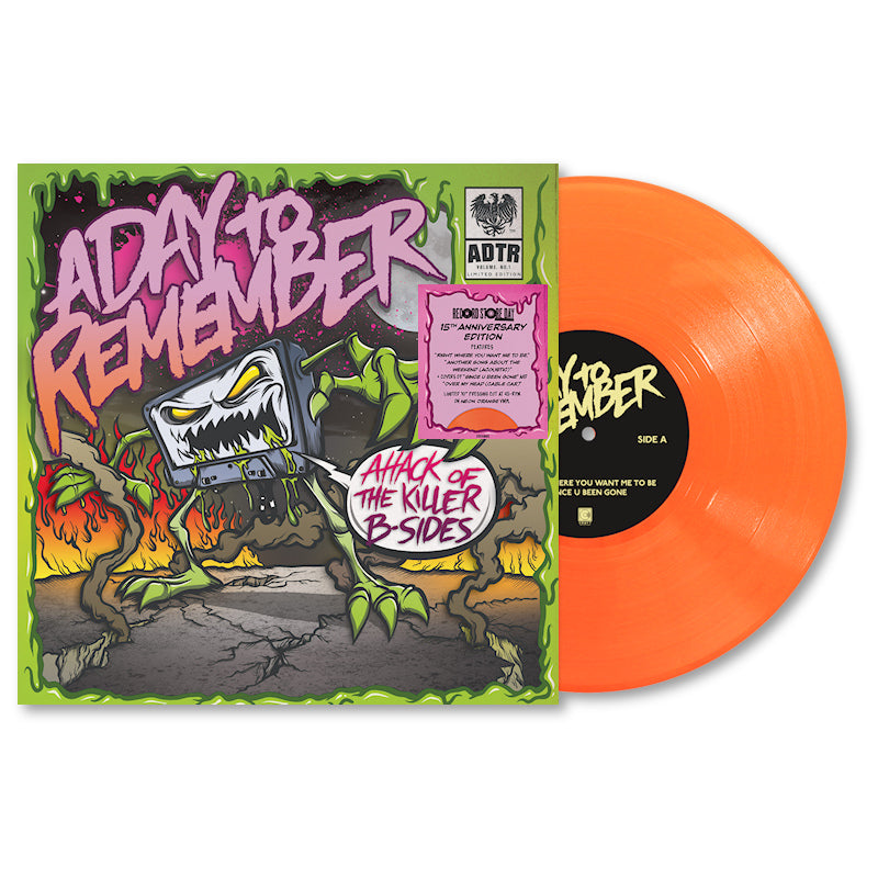 A Day To Remember - Attack Of The Killer B-Sides (15th Anniversary Edition) (RSD2025 Neon Orange Vinyl 10")