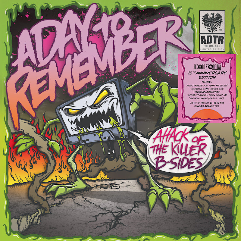A Day To Remember - Attack Of The Killer B-Sides (15th Anniversary Edition) (RSD2025 Neon Orange Vinyl 10")