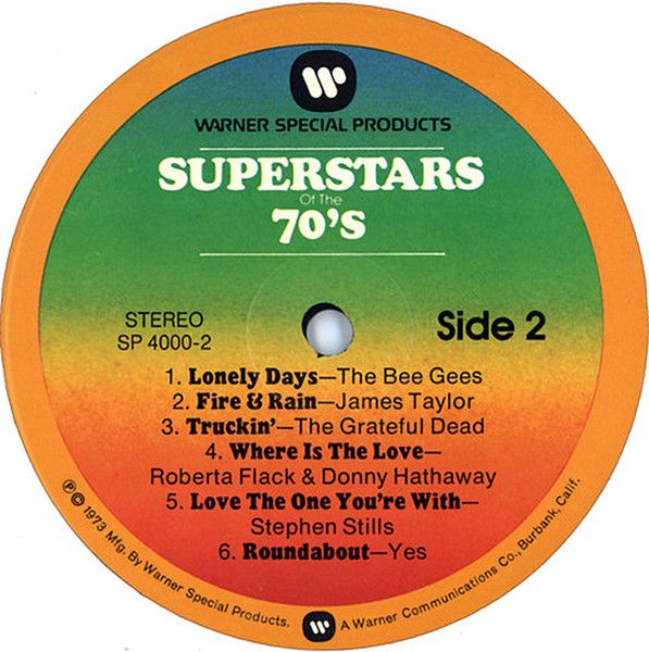 USED - Various - Superstars Of The 70's