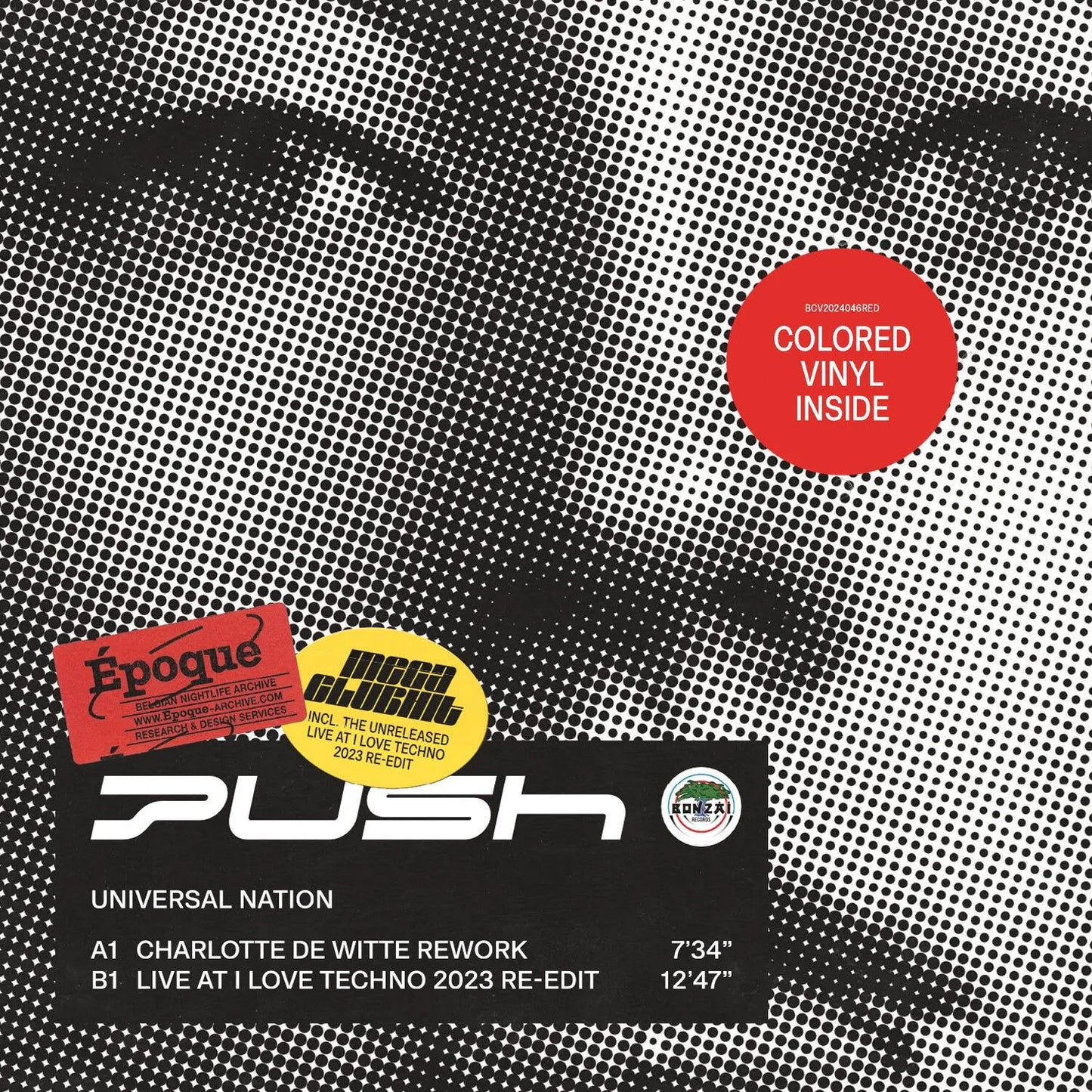 Push - Universal Nation (Charlotte De Witte Remix) (Red Vinyl)