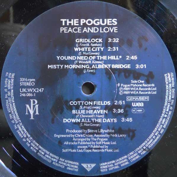 USED - The Pogues - Peace And Love