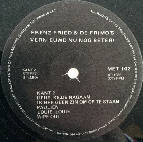 USED - Frenz Fried & De Frimo's - Vernieuwd Nu Nog Beter!
