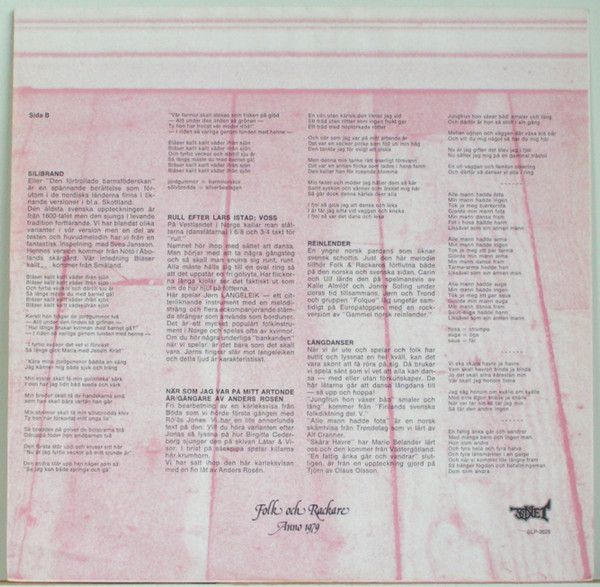 USED - Folk & Rackare - Anno 1979