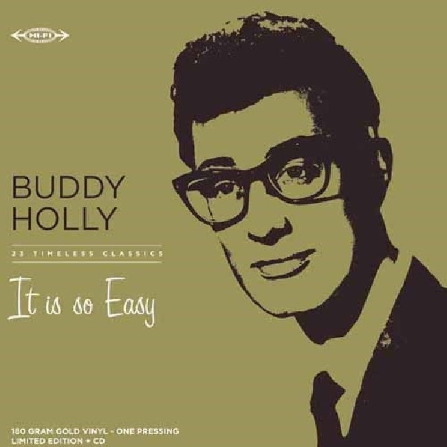 Buddy Holly - It Is So Easy (Solid Gold vinyl + CD LP)