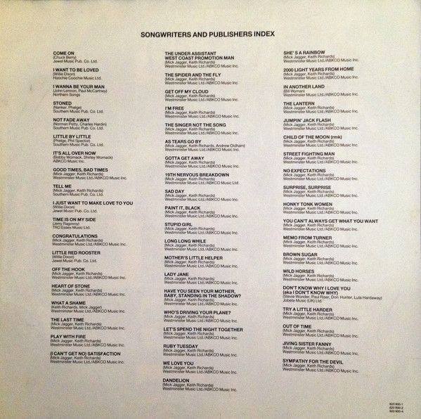 USED - The Rolling Stones - Singles Collection ✱ The London Years