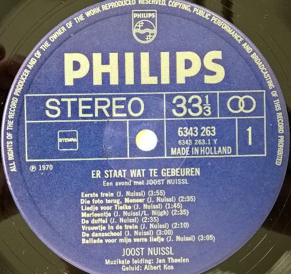 USED - Joost Nuissl - Er Staat Wat Te Gebeuren