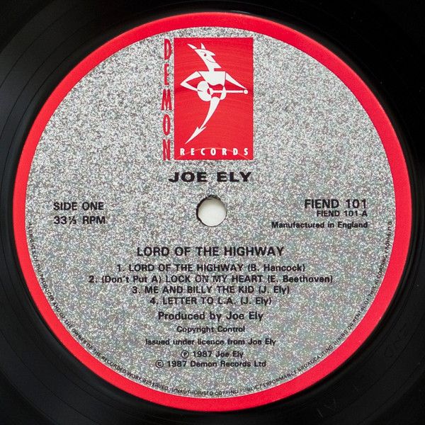 USED - Joe Ely - Lord Of The Highway
