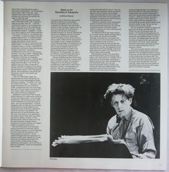 USED - Philip Glass - Satyagraha