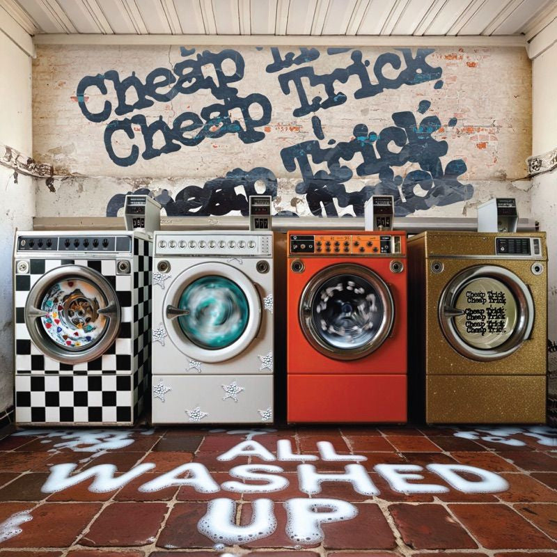 Cheap Trick - All Washed Up (Indie Clear with Orange And Blue Marble Vinyl LP)