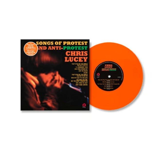 Chris Lucey - Songs Of Protest And Anti Protest (Orange Vinyl LP)