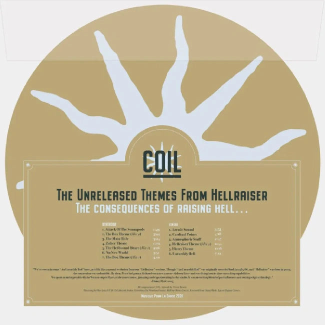 Coil - The Unreleased Themes For Hellraiser (Expanded Ritual) (Picture Disc 12")