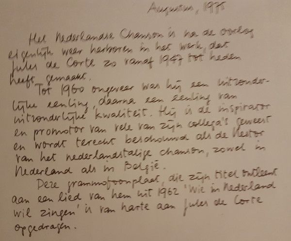 USED - Various - Wie In Nederland Wil Zingen ... (De Jaren '60 - '65)