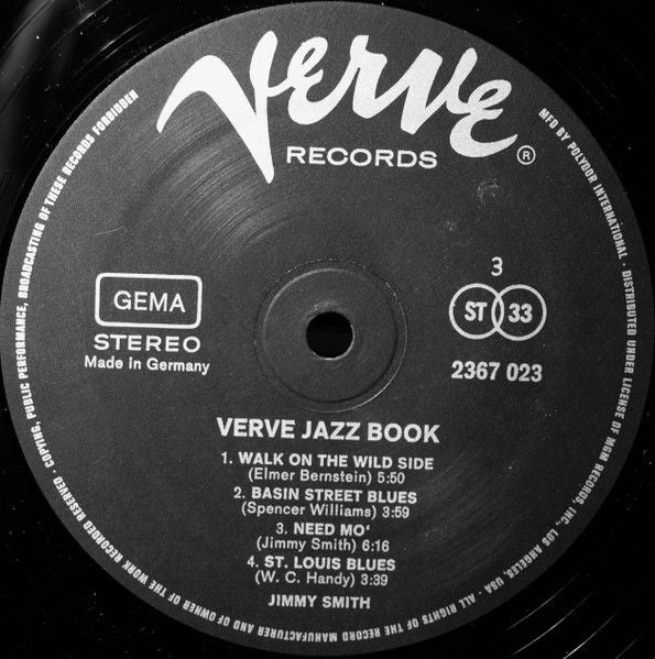 USED - Various - Verve Jazz Book