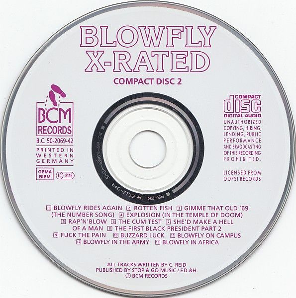 USED - Blowfly - Blowfly X-Rated