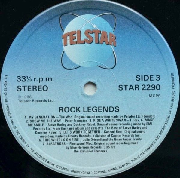 USED - Various - Rock Legends