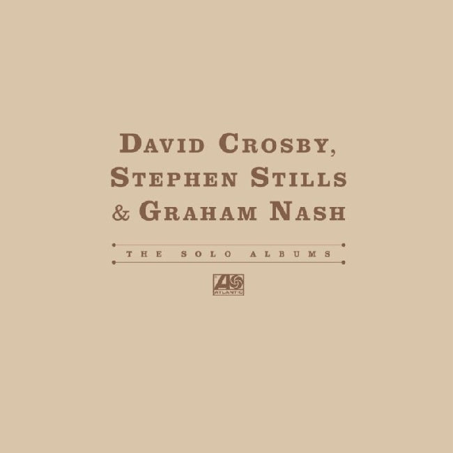 David Crosby, Stephen Stills, Graham Nash - The Solo Albums (140g Black vinyl LP)