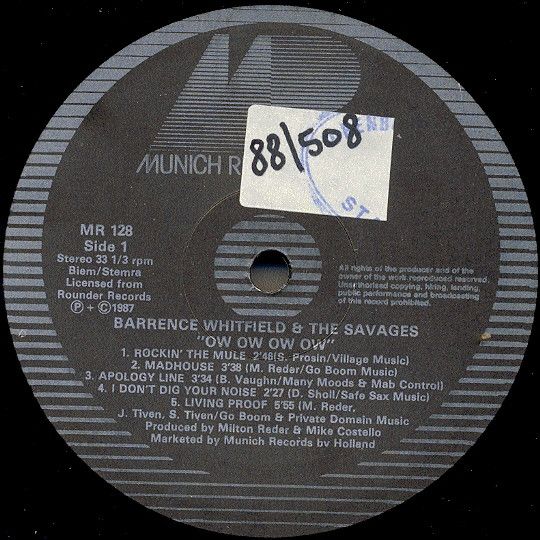USED - Barrence Whitfield And The Savages - Ow! Ow! Ow!