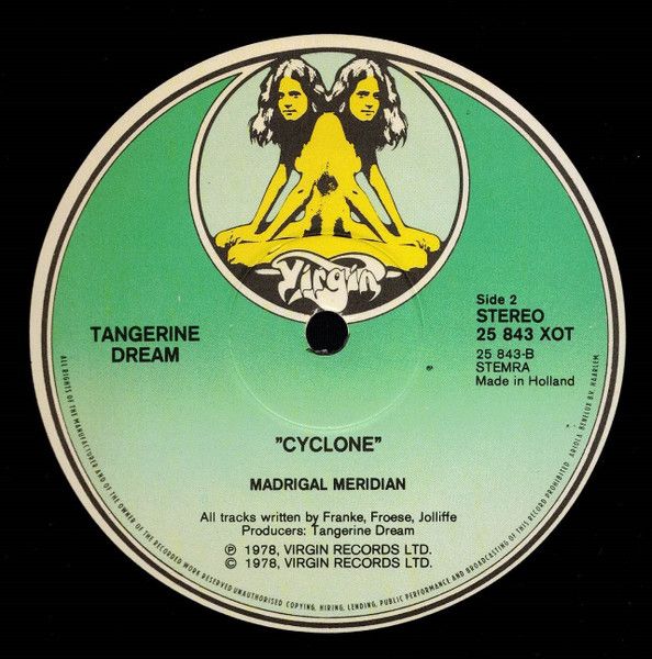 USED - Tangerine Dream - Cyclone