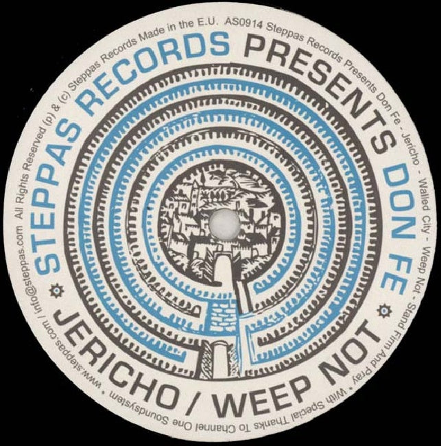 Don Fe - Jericho / Weep Not (12")