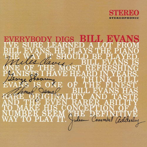 Bill Evans - Everybody Digs Bill Evans (LP)