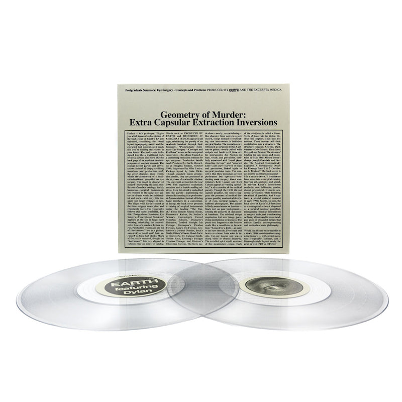 Earth X Black Noise - Geometry of Murder: Extra Capsular Extraction Inversions (Clear Vinyl LP)