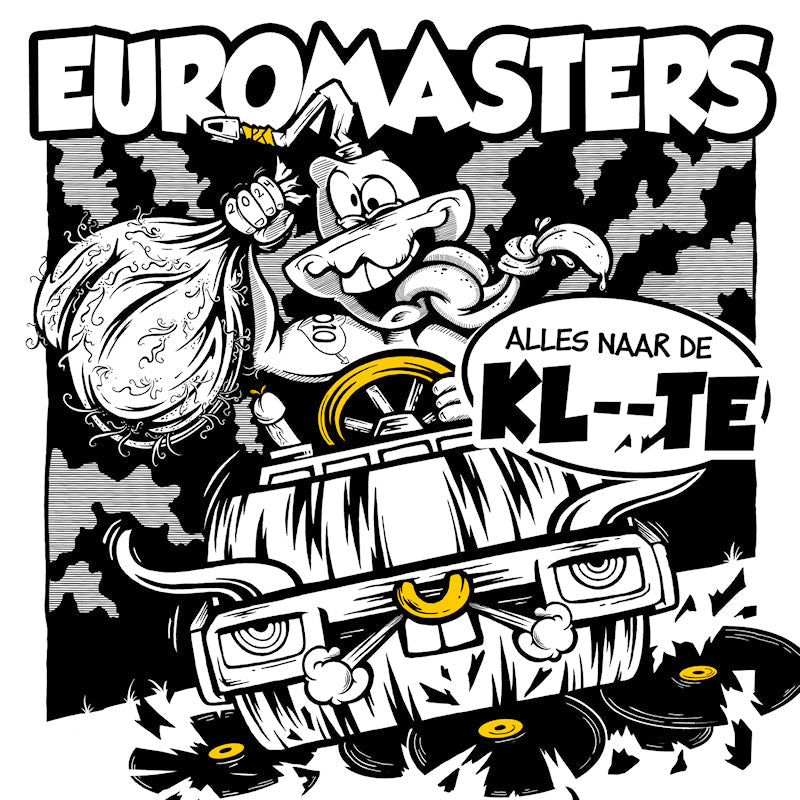 Euromasters - Alles Naar De Kl--Te/Amsterdam, Waar Lech Dat Dan? (Yellow Coloured 12")