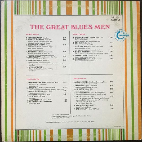 USED - Various - The Great Blues Men