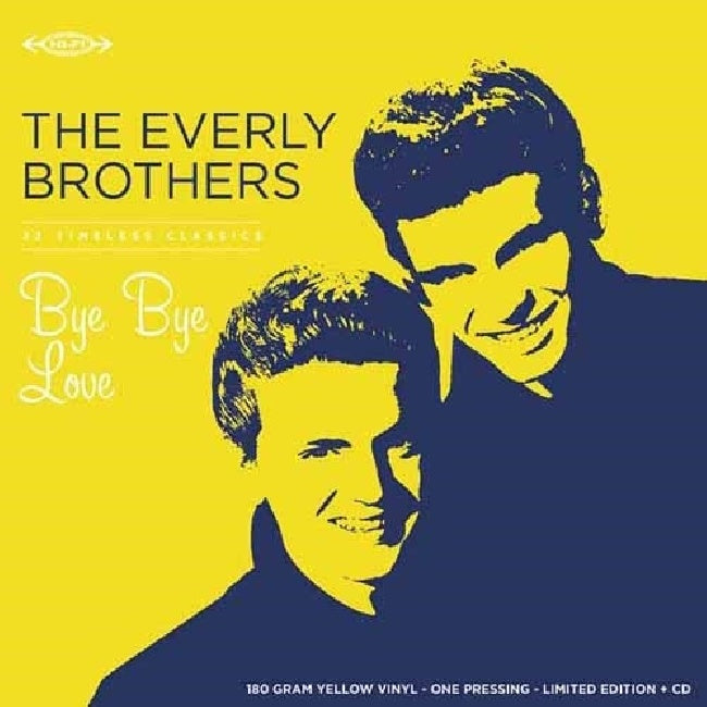 Everly Brothers, The - Bye Bye Love (Translucent Yellow vinyl + CD LP)