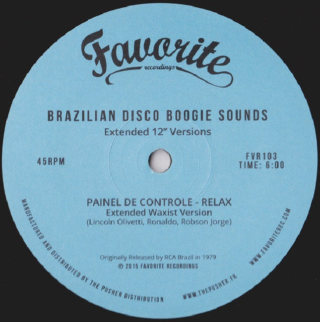 Various Artists - Brazilian Disco Boogie Sounds (Extended 12" Versions) (12")