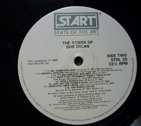 USED - Various - The Songs Of Bob Dylan