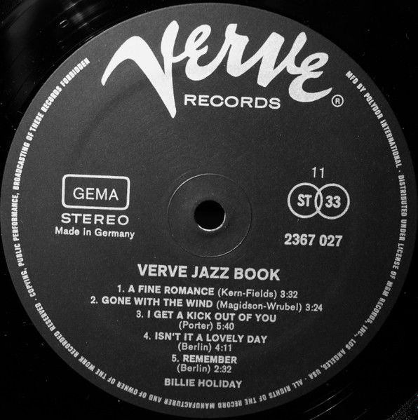 USED - Various - Verve Jazz Book