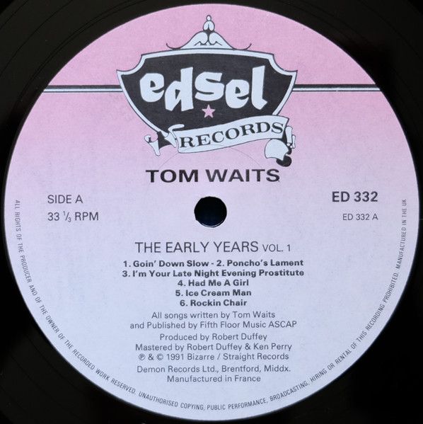 USED - Tom Waits - The Early Years (Vol. 1)