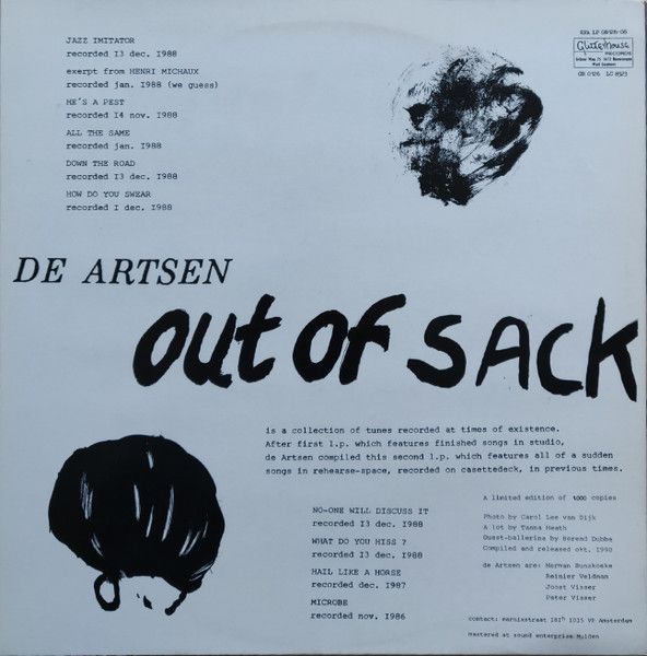 USED - De Artsen - Out Of Sack
