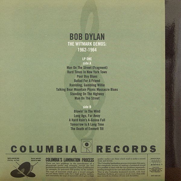 USED - Bob Dylan - The Witmark Demos: 1962-1964