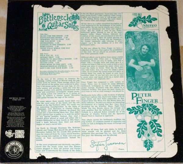 USED - Peter Finger - Bottleneck Guitar Solos