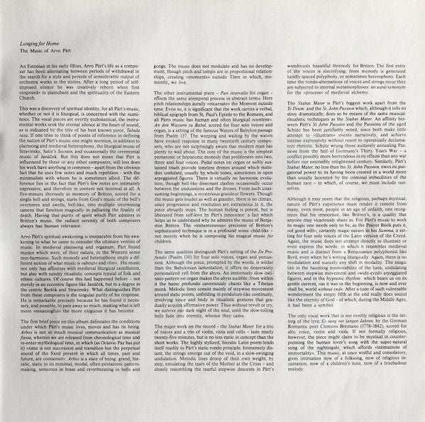 USED - Arvo Pärt - Arbos