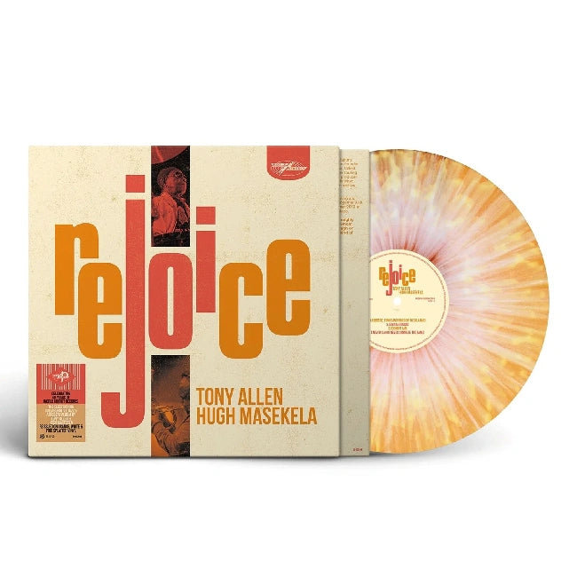 Hugh Masekela Tony Allen - Rejoice (Orange, White & Pink Splatter Vinyl LP)