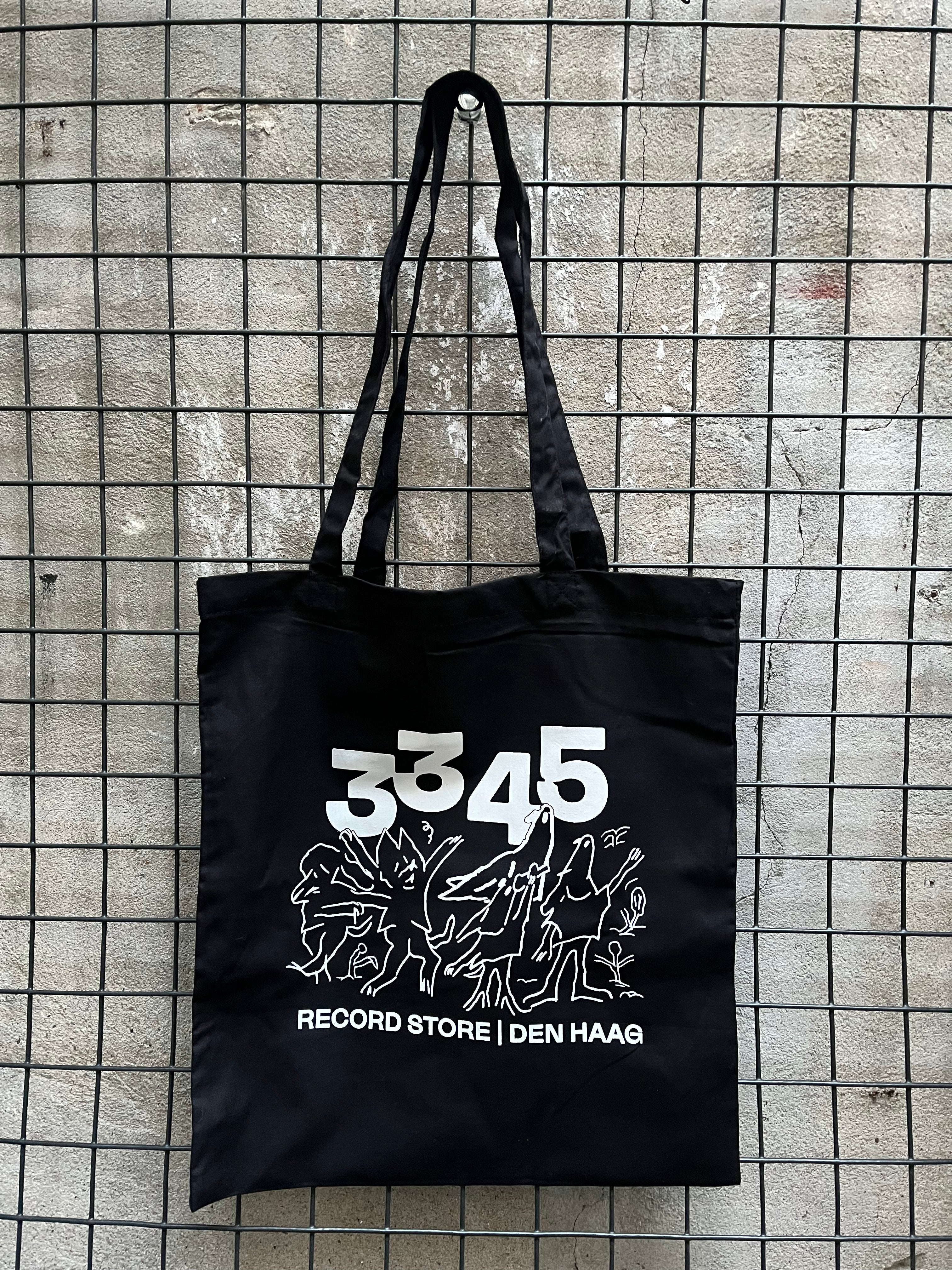 3345 Tote Logo Black – 3345 Record Store The Hague