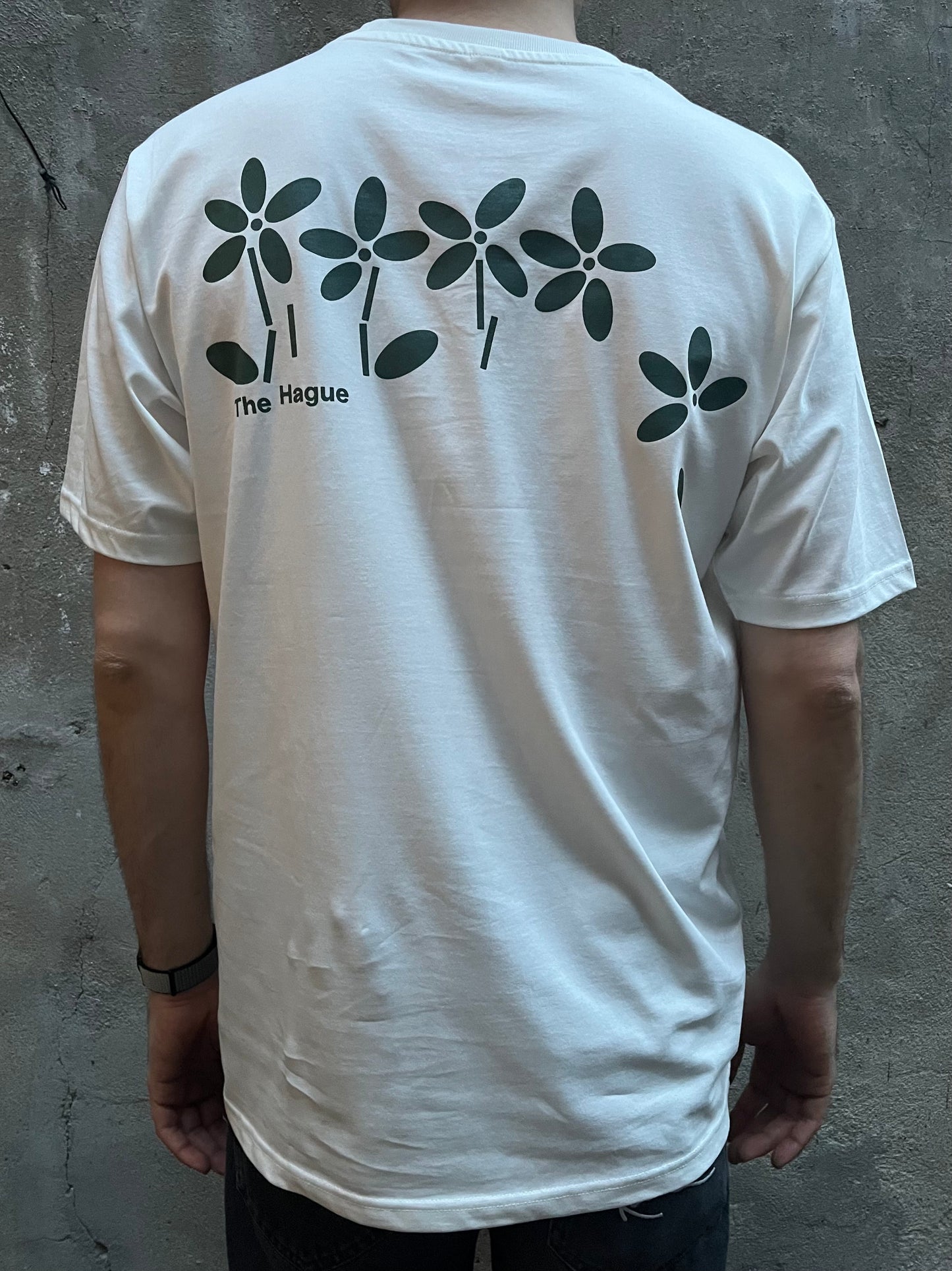3345 Shirt Classic Off-White Green