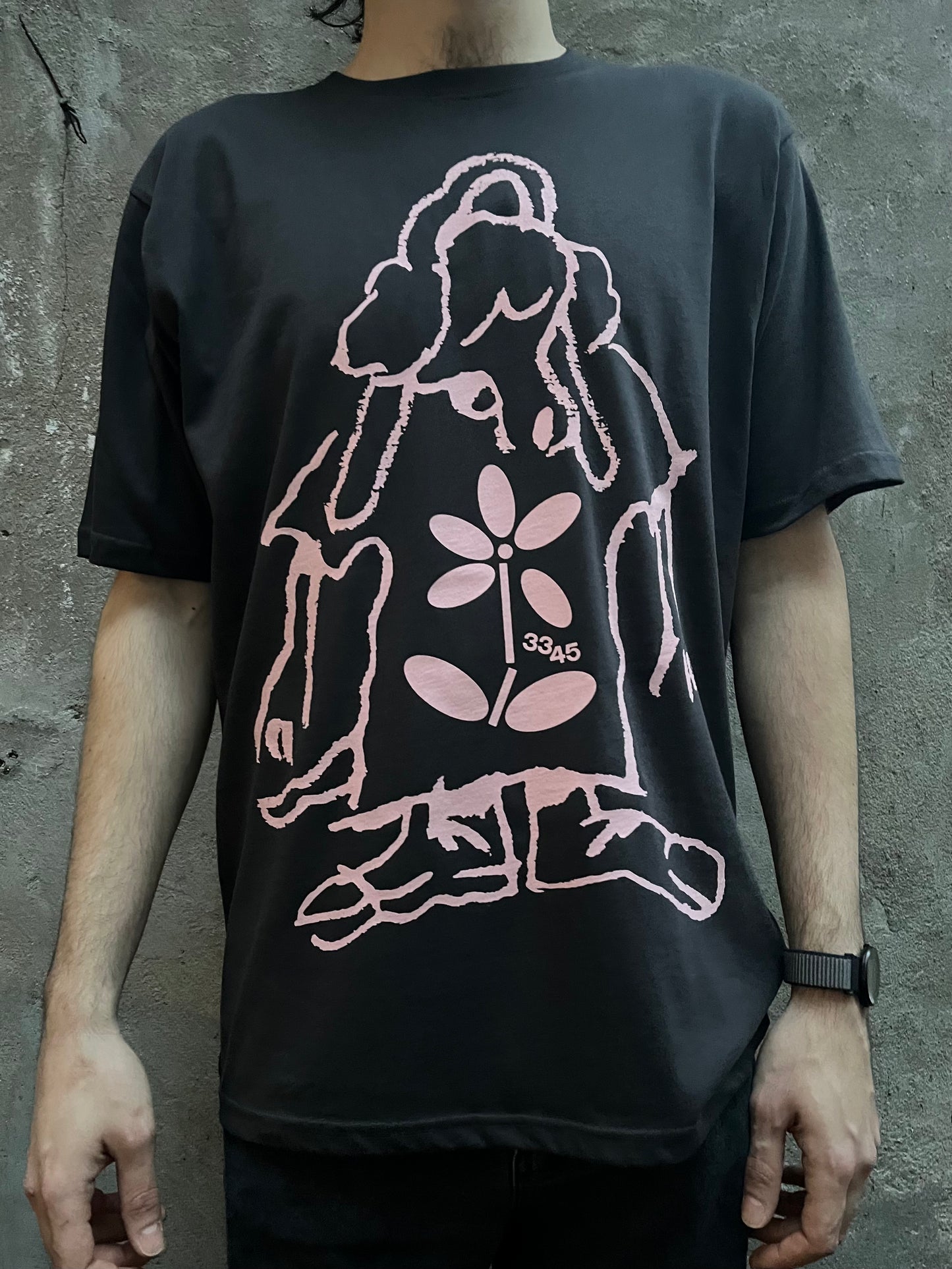 3345 Shirt Classic Deep Grey Pink