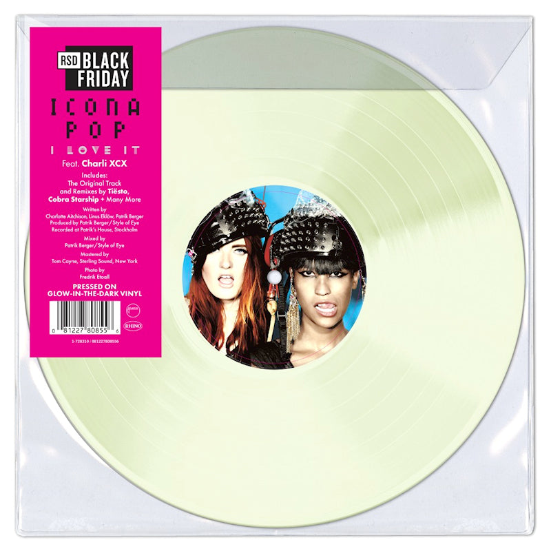 Icona Pop - I Love It (Feat. Charli XCX) (Glow In The Dark Vinyl LP)