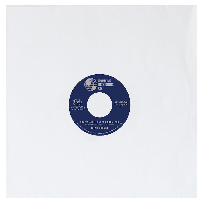 Jalen Ngonda - That S All I Wanted From You / So Glad I Found You (7")