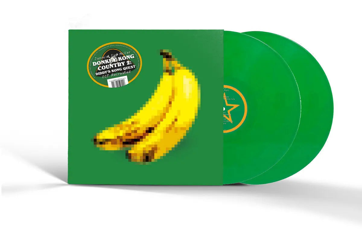 Jammin' Sam Miller - Donkey Kong Country 2: Diddy's Kong Quest OST Recreated by Jammin' Sam Miller (Green Marbled Vinyl)