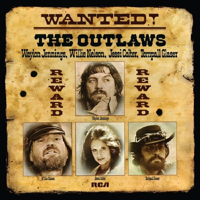 Waylon Jennings, Willie Nelson, Jessi Colter, Tompall Glaser - Wanted! The Outlaws (Gold Vinyl LP)