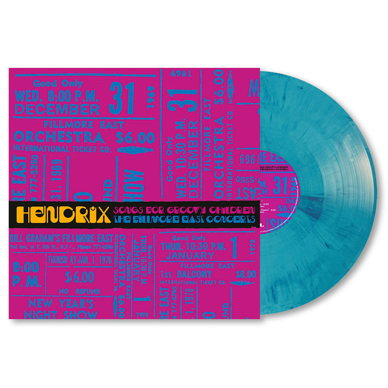 Jimi Hendrix - Songs For Groovy Children: the Fillmore East Concerts (Blue & Violet Swirl LP)